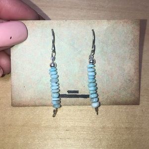 Larimar Dangle Earrings